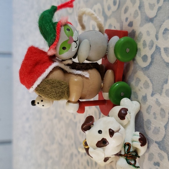 Other - 2 Christmas Ornaments Cat Ornament Dog Ornament